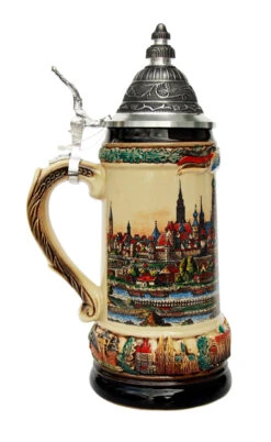 Deutschland Munich Panorama Beer Stein -Zimmermann Shop Deutschland Munich Panorama Beer Stein ZB1413906M LS SM 36086.1697774409
