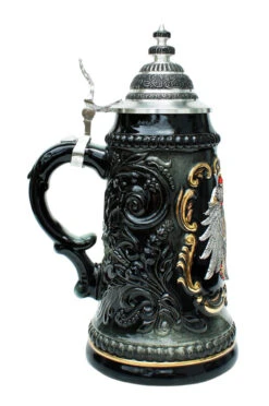 Deutschland Pewter Eagle Beer Stein -Zimmermann Shop Deutschland Pewter Eagle Beer Stein ZB1573Z696 LS SM 89599.1424451345