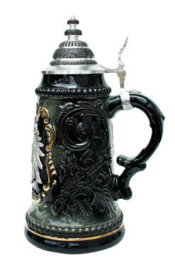 Deutschland Pewter Eagle Beer Stein -Zimmermann Shop Deutschland Pewter Eagle Beer Stein ZB1573Z696 RS SM 95972.1424451348