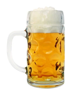 Bayern Crest Dimpled Oktoberfest Glass Beer Mug 0.5 Liter -Zimmermann Shop Dimpled Oktoberfest Glass Beer Mug 0.5 Liter FNT SM 08861.1539279004