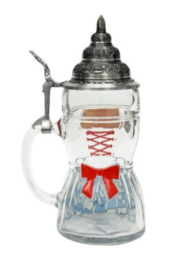 Dirndl Glass Beer Stein 0.5 Liter 13 Dirndl Glass Beer Stein 0.5 Liter -Zimmermann Shop Dirndl Glass Beer Stein 0.5 Liter K2000040 Back SM 54607.1447174178