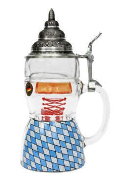 Dirndl Glass Beer Stein 0.5 Liter
