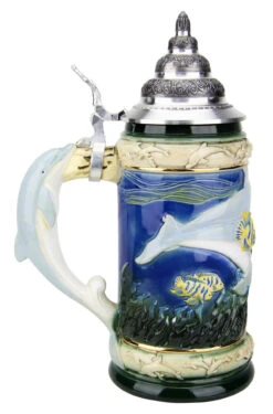 Dolphin Beer Stein -Zimmermann Shop Dolphin Beer Stein K961 LS SM 17642.1490128973