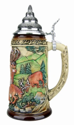 Dominant Buck Beer Stein Rustic -Zimmermann Shop Dominant Buck Beer Stein Rustic K957RU RS SM 69624.1495572798