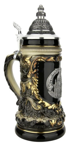 Dresden German Beer Stein 9 Dresden German Beer Stein -Zimmermann Shop Dresden German Beer Stein ZB1423606D 2 LA SM 96659.1671489715