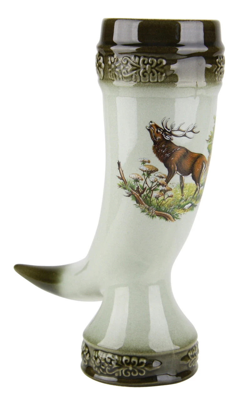 Elk Drinking Horn 1 Elk Drinking Horn