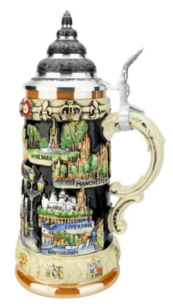 England Panorama Beer Stein -Zimmermann Shop England Panorama Beer Stein K309EN RS SM 80532.1586805295