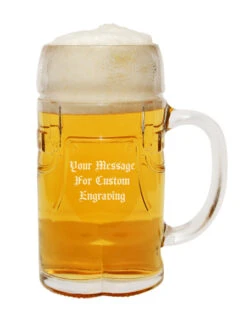Lederhosen Glass Beer Mug 0.5 Liter -Zimmermann Shop Engraved Lederhosen Glass Beer Mug 0.5 Liter GS200005 52540.1455123845