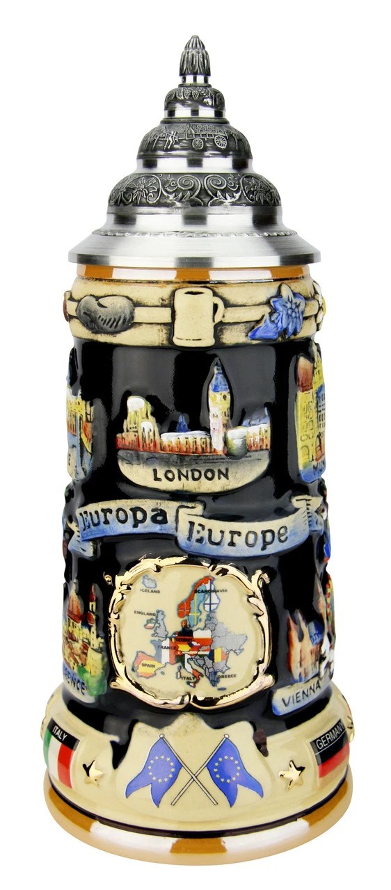 Europe Souvenir Beer Stein 2 Europe Souvenir Beer Stein - Image 2