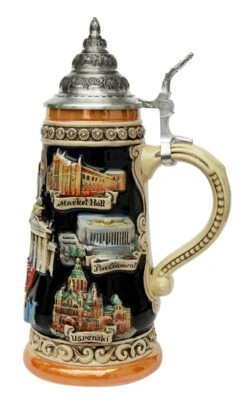 Helsinki Finland Beer Stein -Zimmermann Shop Finland Beer Stein K307F RS SM 75638.1416844990