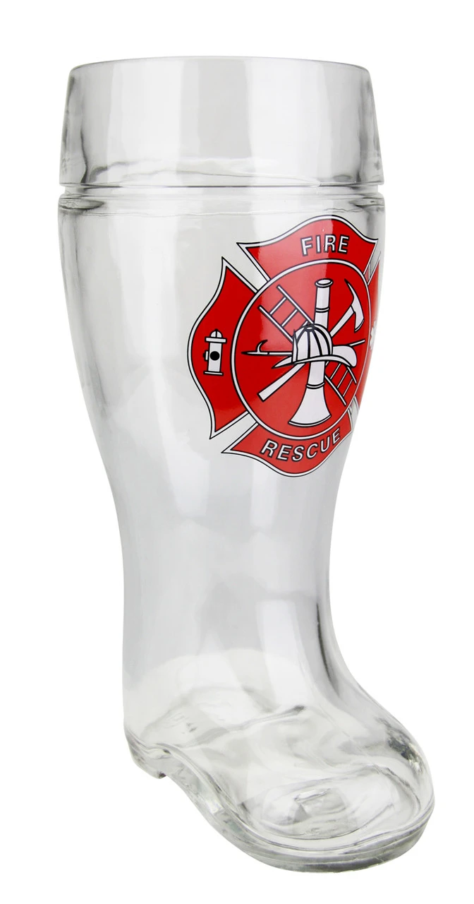 Firefighter Glass Beer Boot 1 Liter 1 Firefighter Glass Beer Boot 1 Liter
