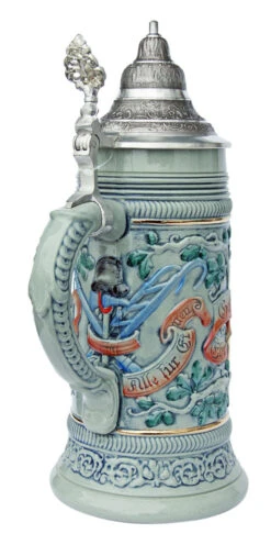 Fireman Beer Stein 6 Fireman Beer Stein -Zimmermann Shop Fireman Beer Stein K3019SG Angle SM 81370.1401396391
