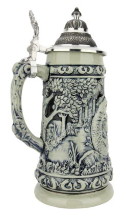 Fishing Beer Stein Cobalt -Zimmermann Shop Fishing Beer Stein Cobalt Stone Gray KT1730EZ LS SM 17693.1697731990