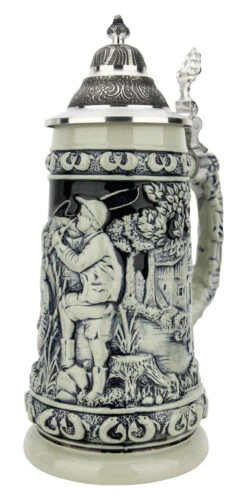 Fishing Beer Stein Cobalt -Zimmermann Shop Fishing Beer Stein Cobalt Stone Gray KT1730EZ RA SM 67318.1697731990