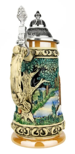 Fishing Beer Stein 9 Fishing Beer Stein -Zimmermann Shop Fishing Beer Stein KT1730BZ Back SM 06443.1685047890