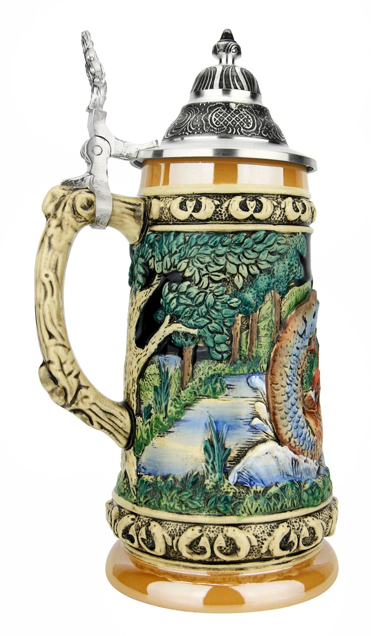 Fishing Beer Stein 3 Fishing Beer Stein - Image 3