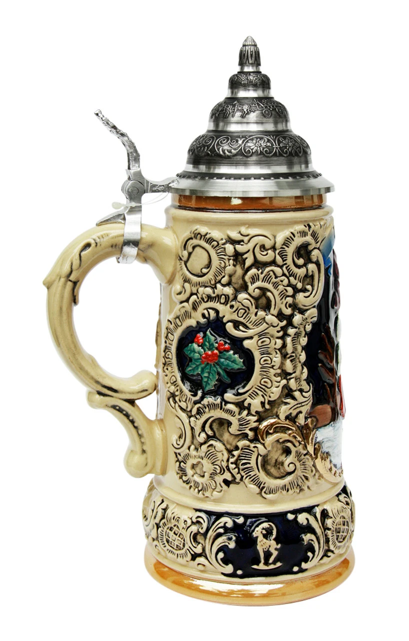 Four Seasons Series Winter Beer Stein 2 Four Seasons Series Winter Beer Stein - Image 2