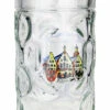 Frankfurt Dimpled Oktoberfest Glass Beer Mug 1 Liter