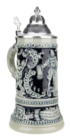 Friedolin | Drunken Student Beer Stein Cobalt -Zimmermann Shop Friedolin Drunken Student Beer Stein Cobalt KT1341EZ A SM 92298.1490912668