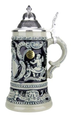 Friedolin | Drunken Student Beer Stein Cobalt -Zimmermann Shop Friedolin Drunken Student Beer Stein Cobalt KT1341EZ RS SM 65469.1490912668