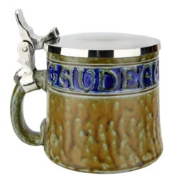 Gaudeamus Igitur Salt Glaze Beer Stein
