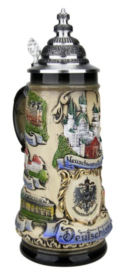 German Castles Beer Stein -Zimmermann Shop German Castles Beer Stein ZB1934906 LA SM 29308.1516845902