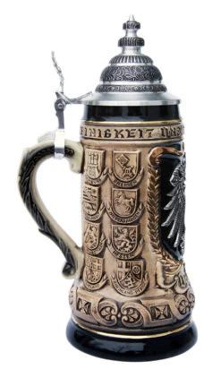 German Eagle Crests Beer Stein -Zimmermann Shop German Eagle Crests Beer Stein ZB1423606R LS SM 02653.1422813732