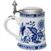 Zimmermann German Flowers Porcelain Beer Stein