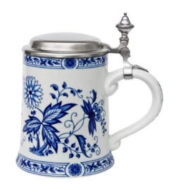 Zimmermann German Flowers Porcelain Beer Stein -Zimmermann Shop German Flowers Porcelain Beer Stein Z9479 RS SM 15156.1425412316
