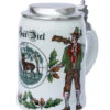 Zimmermann German Hunter Porcelain Beer Stein