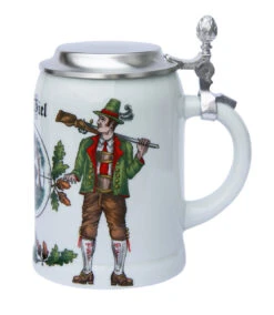 Zimmermann German Hunter Porcelain Beer Stein -Zimmermann Shop German Hunter Porcelain Beer Stein Z9981 RS SM 53590.1425240836