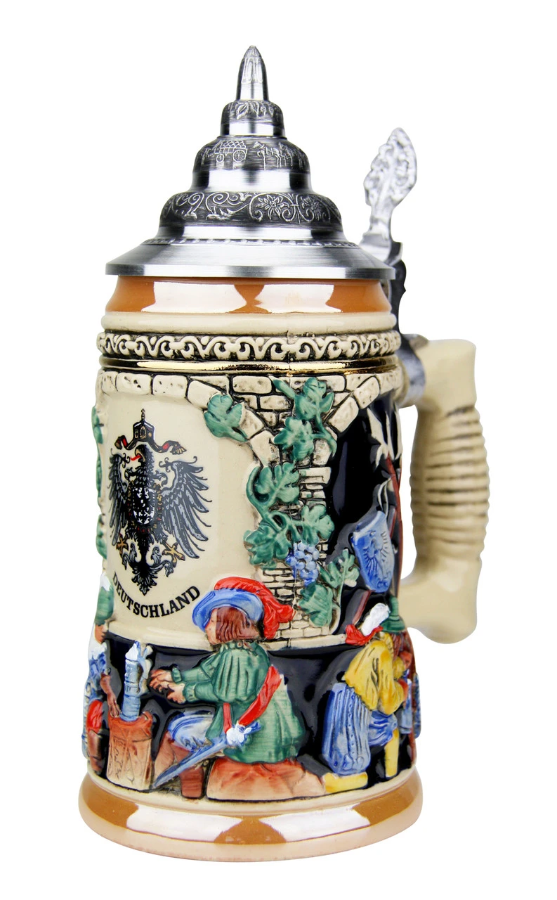 Medieval German Knights Beer Stein 3 Medieval German Knights Beer Stein - Image 3