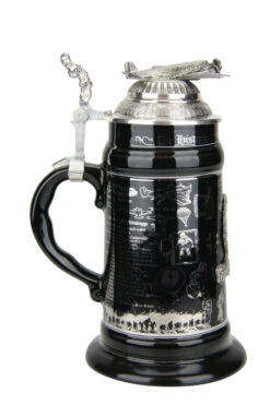 German Paratrooper History Beer Stein 8 German Paratrooper History Beer Stein -Zimmermann Shop German Paratrooper Beer Stein MC6308 LS 54437.1491337148