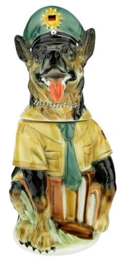 German Shepherd Police Dog Beer Stein -Zimmermann Shop German Shepherd Police Dog Beer Stein K8005 FNT SM 63453.1697742057