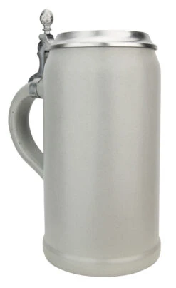 German Stoneware Salt Glaze Beer Stein 1 Liter -Zimmermann Shop German Stoneware Salt Glaze Beer Stein 1 Liter MS48045ZD LA SM 47250.1605824419