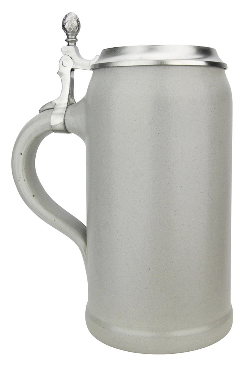 German Stoneware Salt Glaze Beer Stein 1 Liter - Image 5