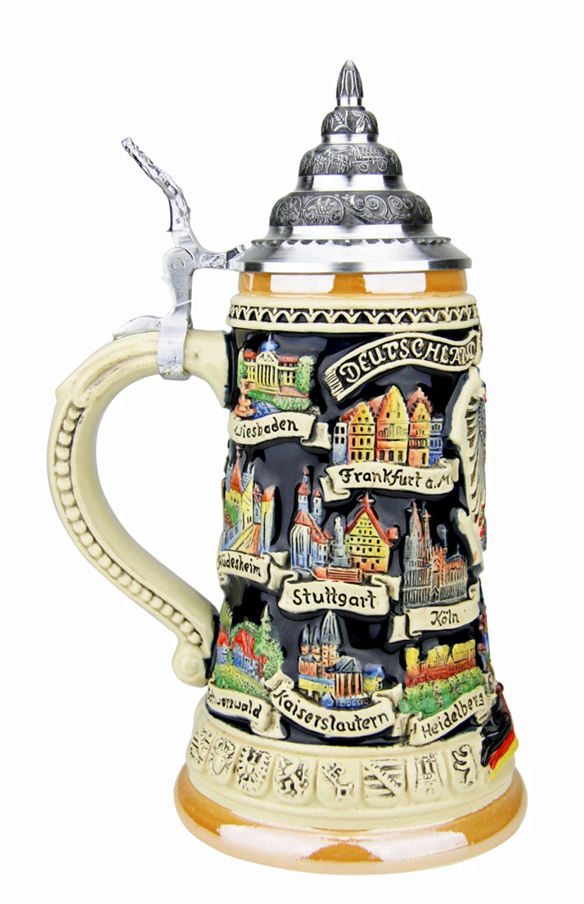 German Traveler Beer Stein | 0.4 Liter 3 German Traveler Beer Stein | 0.4 Liter - Image 3