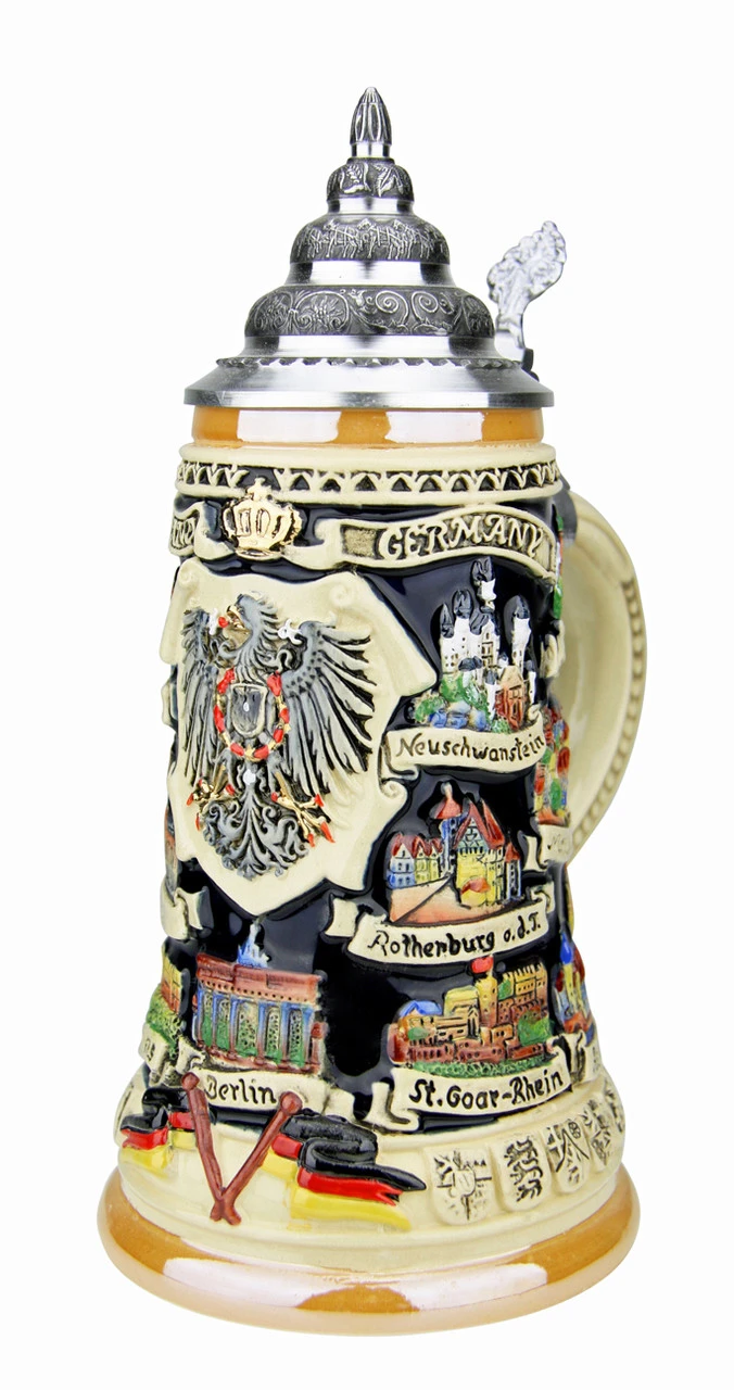 German Traveler Beer Stein | 0.4 Liter 5 German Traveler Beer Stein | 0.4 Liter - Image 5