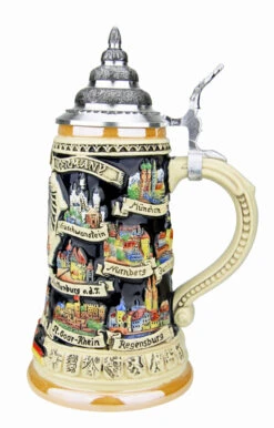 German Traveler Beer Stein | 0.4 Liter 8 German Traveler Beer Stein | 0.4 Liter -Zimmermann Shop German Traveler Beer Stein 0.4 Liter K609 4 RS SM 31321.1532554386