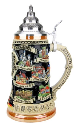 German Traveler Beer Stein -Zimmermann Shop German Traveler Beer Stein K609 RS SM 45688.1490044766