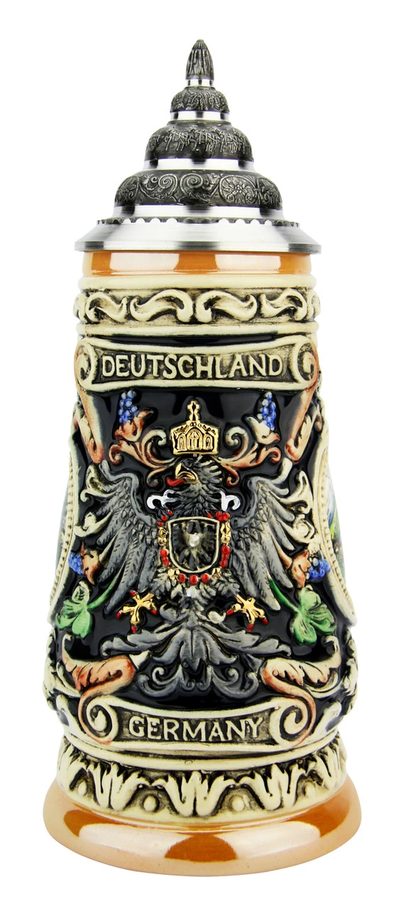 Germany Oberammergau German Beer Stein 1 Germany Oberammergau German Beer Stein