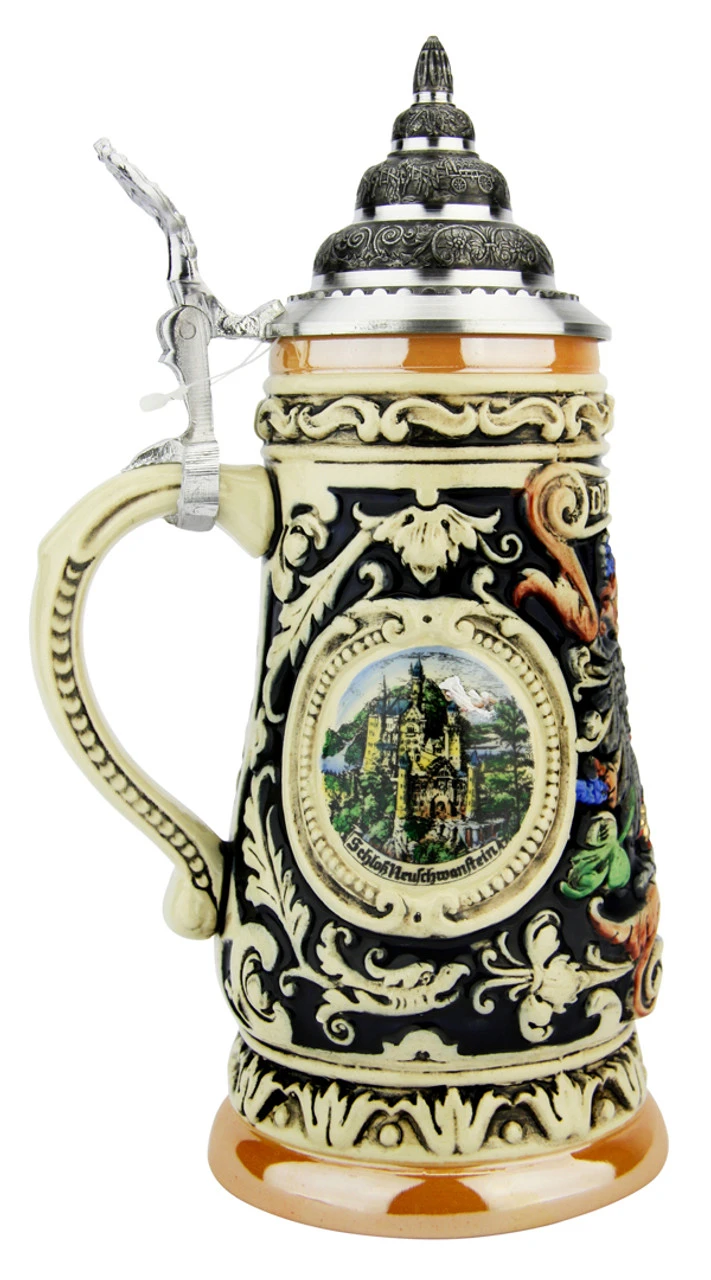 Germany Oberammergau German Beer Stein 2 Germany Oberammergau German Beer Stein - Image 2