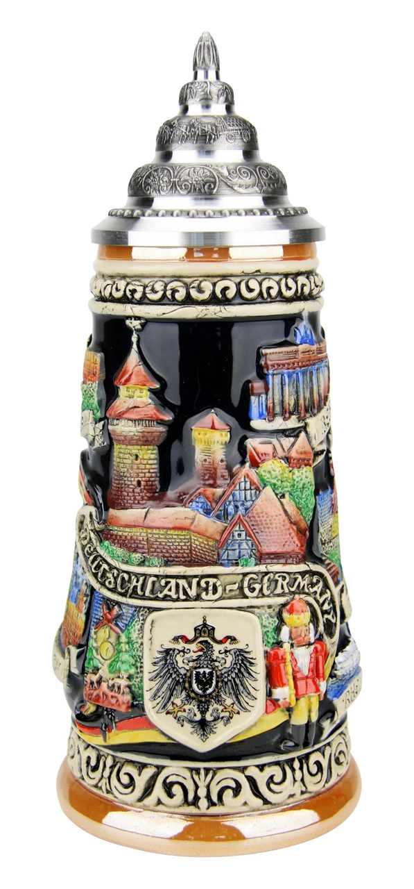 Germany Travel Destinations Beer Stein 2 Germany Travel Destinations Beer Stein - Image 2