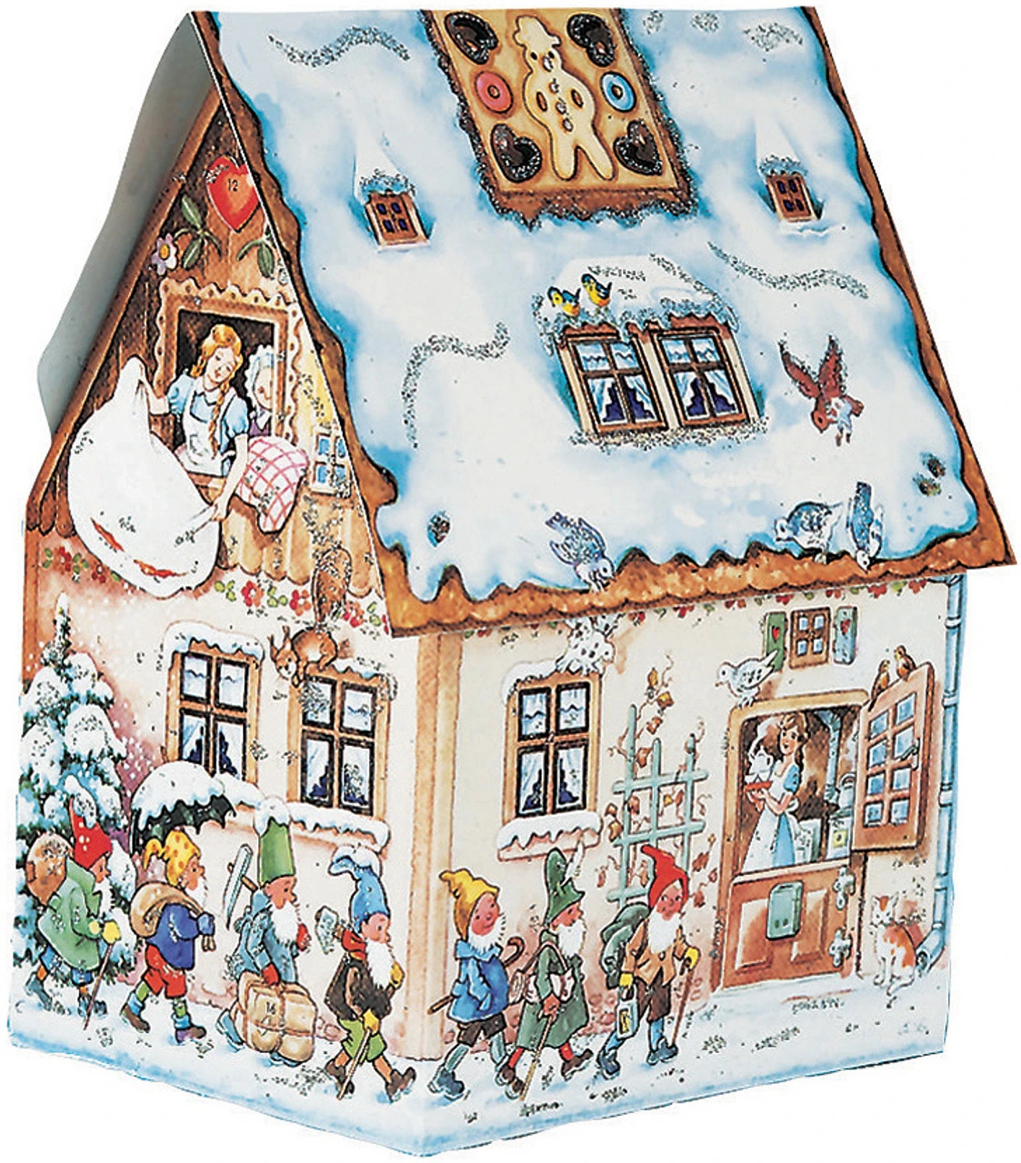Gingerbread House 3D German Advent Calendar 1 Gingerbread House 3D German Advent Calendar