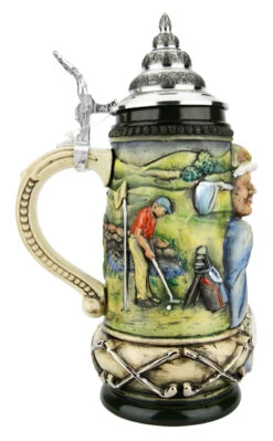 Golfer German Beer Stein -Zimmermann Shop Golfer German Beer Stein K393RZGO LS SM 48753.1653414013