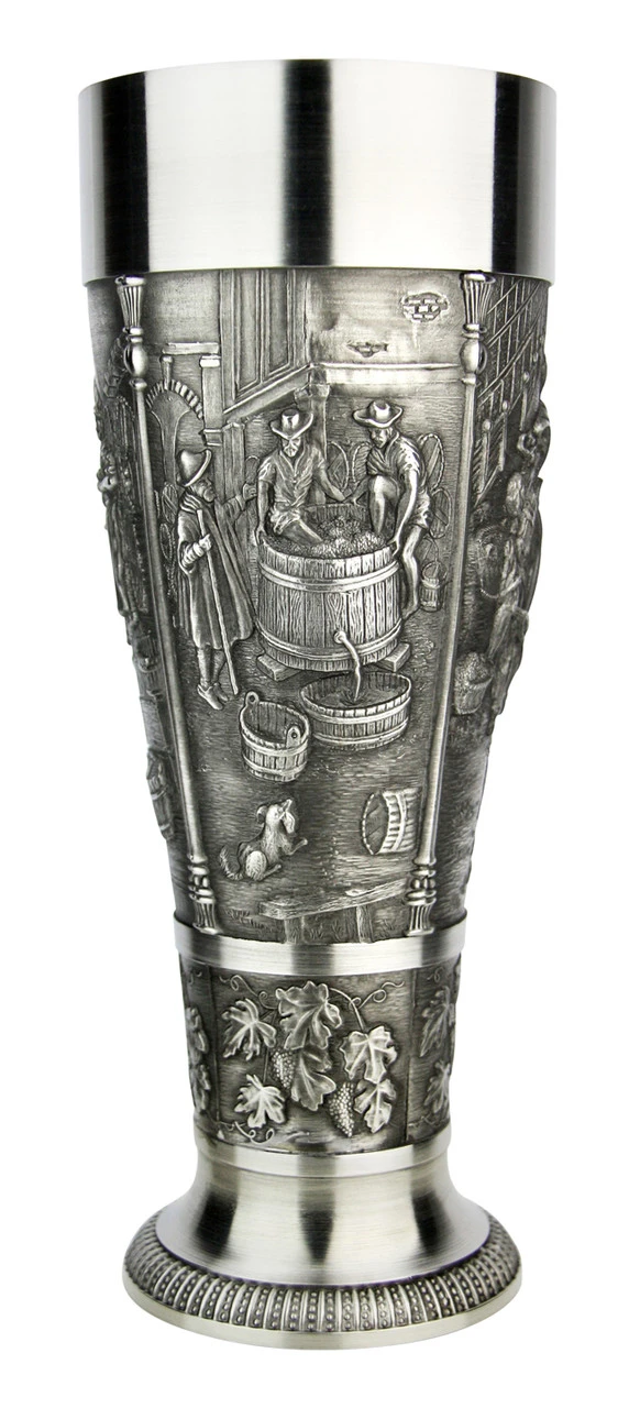 Grape Harvest Pewter Wheat Beer Tulip 5 Grape Harvest Pewter Wheat Beer Tulip - Image 5
