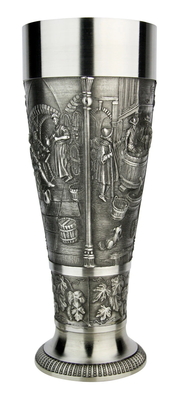 Grape Harvest Pewter Wheat Beer Tulip 6 Grape Harvest Pewter Wheat Beer Tulip - Image 6
