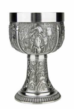 Grape Harvest Pewter Wine Chalice -Zimmermann Shop Grape Harvest Pewter Wine Chalice AS60019 Side3 SM 75755.1511126266