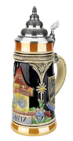 Graz Austria Beer Stein -Zimmermann Shop Graz Austria Beer Stein K300RG RA SM 22127.1591219368