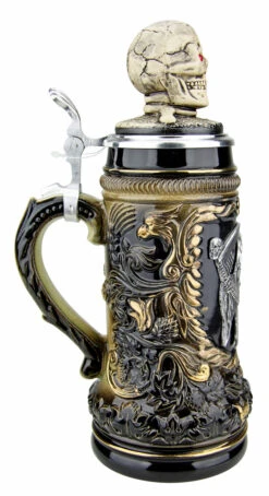 Grimm Reaper Beer Stein With Skull Lid 8 Grimm Reaper Beer Stein With Skull Lid -Zimmermann Shop Grimm Reaper Beer Stein ZB14239010 LS SM 98666.1695503246